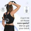Ranarose Deep Tissue Back & Neck Massager - Back Massager Stick for Pain Relief, Muscle Knot Remover, Trigger Point Massage Tool for Full Body, Shoulders, Legs - Pressure Point Massage Tool (Black)