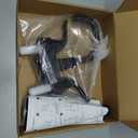 KPW Bathroom Sink Faucet 2 or 3 Hole Matte Black Center set 4 Inch Bathroom Sink Faucet 2 Handle Plating Over ABS Plastic Non-Metallic Lavatory Bathroom Faucet with Pop up Drain Water Supply Hoses