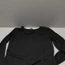 32 Degrees Heat Womens Ultra Soft Thermal Lightweight Baselayer Crew Neck Long Sleeve Top (Medium, Black)