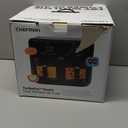 CHEFMAN 6 Quart Dual Basket Air Fryer Oven with Easy View Windows, Sync Finish, Hi-Fry, Auto Shutoff, 2 Independent 3Qt Nonstick Dishwasher Safe Frying Baskets, Digital Double Air Fryer - Black