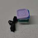 Jacent Clear Square Food Storage Container with Lids One Hair Clips