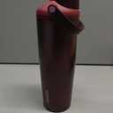 Owala FreeSip Sway Insulated Stainless Steel Water Bottle with Two-Way Spout, Built-In Straw and Bucket Handle, Made for Travel, School, and Sports, 30oz, BPA Free, Leak Proof, Black Cherry