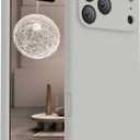 FireNova Magnetic for iPhone 17 Pro Case, Compatible with MagSafe, [Integrated Silicone Camera Control Button] [Camera Protection] Anti-Scratch Microfiber Lining Phone Case, 6.3", Natural Titanium