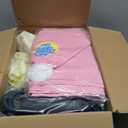 Teepee Tent for Kids with Inflatable Airbed, String Lights, Balloons, Pump, Washable Slumber Party Tent Indoor Outdoor for Girls Boys, Children Tipi Playhouse for Playtime and Sleepover (1 Pack, Pink)