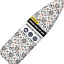 UniSimp Ironing Board Cover and Pad 15"x54" Extra Thick Natural Cotton, Scorch and Stain Resistant Padding, Standard Size Iron Board Cover with Fasteners Heavy Duty Elastic Edge, Heatproof Floral