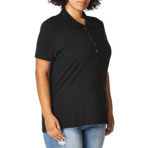 Tommy Hilfiger Solid Short Sleeve Polo (Medium, Black)