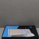 Gaming Keyboard and Mouse Combo, K1 RGB LED Backlit Keyboard with 104 Keys Computer PC Gaming Keyboard for PC/Laptop (Pink)
