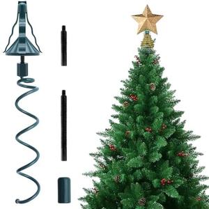 Christmas Tree Topper Holder, Universal Twist On Tree Topper Holder, Green Christmas Tree Topper, Christmas Tree Parts Fits Most Christmas Tree Base