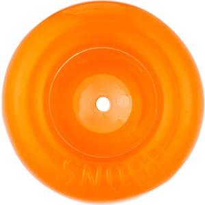 Outward Hound by Planet Dog Snoop Dog Toy  TreatDispenser Puzzle Ball, Interactive Slow Feeder, Medium to Large Dogs, Bouncy & Mint-Infused, Orange, 5"