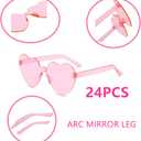 MYSXN Heart Sunglasses,Valentines Day Gifts for Kids Classroom, Valentine Exchange Gifts,Valentines Day Accessories (24)