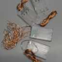 Joomer LED Fairy Lights Battery Operated, 4 Pack Each 16FT 50 LED Cuttable Starry Lights with Timer for Bedroom, Parties, Wedding Christmas Indoor Decor (Warm White)