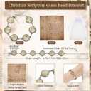 Kenning 6 Set Christian Cross Bracelet for Women Mother's Day Church Bracelet Vintage Inspirational Gifts Christian Religious Jewelry for Women Employee Appreciation Gifts