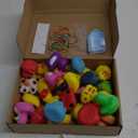 100 Pcs Cruise Ducks Tags Kits Includes 30 Pcs Cruising Ducks with 30 Pcs Cruise Duck Tags and 40 Pcs Rubber Bands Random Assorted Rubber Ducks for Cruise Ship Hiding Ducks