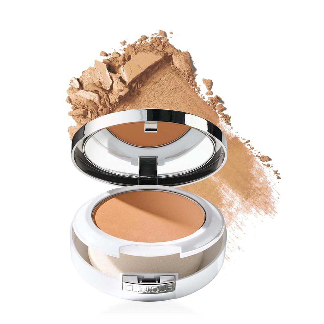 Clinique Beyond Perfecting Powder Lightweight Full Coverage Foundation + Concealer For Dry Combination to Oily Skin Types (AI Honey 11)
