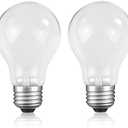 Hoimuv 75 Watt Incandescent Light Bulbs, A19 75 WATT Incandescent Light Bulb 75W A19 Shape 1 Pack