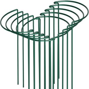 10 Pack Peony Cages and Supports, 10" (W) x 24"(H) Plant Support, Heavy-Duty Metal Plant Support Stakes, Plant Stakes for Outdoor & Indoor Plants, Perfect for Flowers and Vegetable