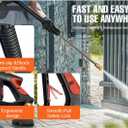 3600PSI Pressure Washer Gun and Hose Kit with Jet Wand and 5 Spray Nozzles
