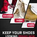 FORCEFIELD Shoe Crease Preventer - Foam Crease Protector for Shoes & Boots - Fits Inside Toe Box, Prevents Creasing - Adhesive Strips for Secure Fit - Fits Kids Size 4-7, Womens 5-12, Mens 8+ (Medium)