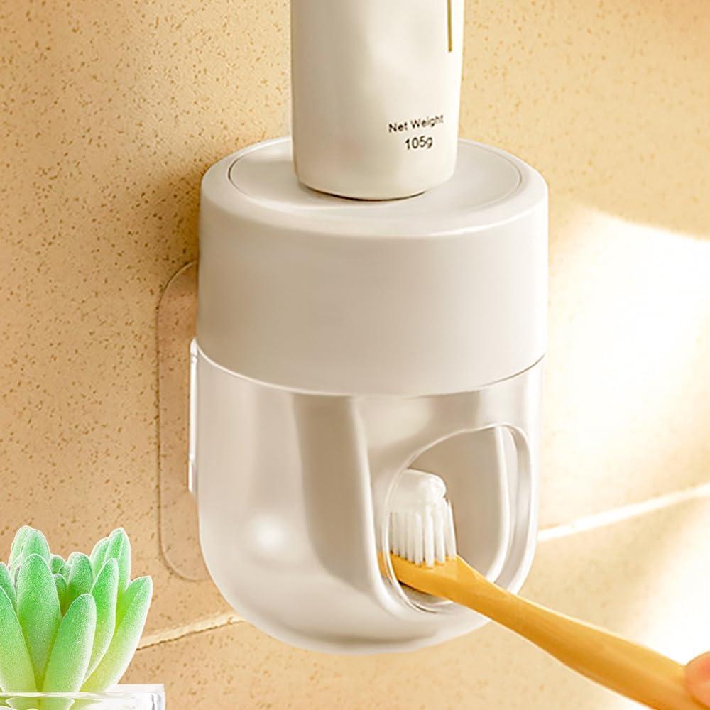 So Nice Toothpaste Dispenser Wall Mounted Bathroom Automatic Toothpaste Squeezer,Visualization of Toothpaste Flow Rate