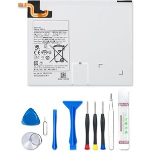 EB-BT515ABU Battery Compatible with Galaxy Tab A 10.1 2019 SM-T510 SM-T510N SM-T515 SM-T515N SM-T515NZ Series GH43-04936A GH43-04935A EB-BT515ABE with Tool Kits 6150mAh 23.68Wh