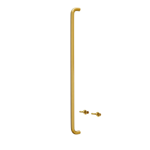 Solid Straight Pull Handle Aluminum Material, Polished Brass Finish 43.5 , 39.8