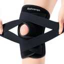 Galvaran Knee Brace for Men & Women - ACL, MCL, Meniscus Tear Support & Arthritis Pain Relief - Stabilizing Knee Braces Support with Side Stabilizers & Patella Gel Pad, Medium