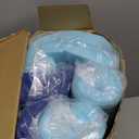 Nobildonna Chair Cushions for Dining,Kitchen,Office, 2'' Thick High-Density Foam Seat Pads with Gel-Infused, Non-Slip, Removable Washable Cover with Ties, Chair Pads,17" x 16",Sapphire Blue,Set of 6