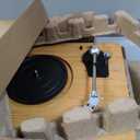 House of Marley Stir It Up Wireless 2 Turntable - Bluetooth Record Player, 2-Speed Sustainably Made Vinyl Player, Turntables for Vinyl Records with Audio Technica Cartridge & Built-in Pre-Amp, Bamboo