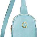 Teacher Appreciation Gifts, Personalized Sling Bag for Women Girls, Mini Letter Bag, Lightweight Crossbody Purses, Thank You Teacher Gifts Ideas from Student, Trendy Stuff Travel Essentials