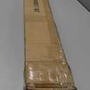 Modern Double Curtain Rods, Warm Gold Curtain Rod 72-144 Inch Length Drapery Rods with Simple Decorative End Caps 1 Inch Front and 5/8 Inch Diameter Back Dual Curtain Rod Telescoping Window Rods