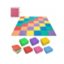 Interlocking Montessori Thick Foam Play Floor Mats | Jigsaw Mats for Baby Playpens and Playrooms | Multicoloured, 20 pack, Blue, Orange, Pink, Purple, Yellow