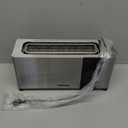Mueller UltraToast Full Stainless Steel Toaster 2 Slice, Long Extra-Wide Slots with Removable Tray, Cancel/Defrost/Reheat Functions, 6 Browning Levels with LED Display, Housewarming Gifts New Home