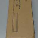 4 Pack Strong Magnetic Spice Rack Organizer for Refrigerator and Microwave Oven, Metal Fridge Shelf, Space Saver for Kitchen Organization and Storage, Black (No Jars)