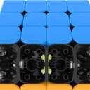 GAN 460 M Speedcube, 4 x 4 Speed Cube, Puzzle Toy, Stickerless