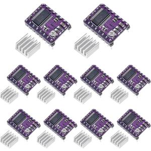 10-Piece Set of DRV8825 Stepper Motor Driver Modules for 3D Printers, RepRap, and RAMPS1.4 Stepper Sticks