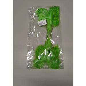 4Pcs Lime Green Furry Christmas Tree Topper Decorations 16 Inch Xmas Ornaments Picks Home Party Supplies