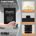 20 Pcs Thank You Gift Journal Including 10 A6 Black Leather Notebooks and 10 Ballpoint Pens Appreciation Gift for Coworker Medical Assistant Employee Teacher