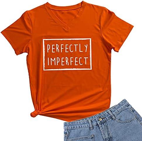 DANVOUY Womens Causal Short Sleeve V-Neck T-Shirt Graphic Tees, Size XXL