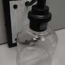 Vanity Light for Bathroom Farmhouse Rustic Vanity Light with Bubble Glass Shades, Gray Light Bathroom Lighting Fixture Over Mirror, Bath Wall Sconce Home Decor