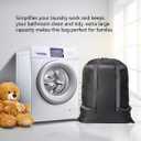 Extra Large Laundry Bag Rucksacks [26x34] Sturdy rip and tear resistant polyester material with drawstring closure. Ideal machine washable laundry bags for college, dorm and apartment