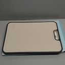 Titanium Cutting Board for Kitchen, Cutting Board Double Sided Food Grade, Pure Titanium/PP, Easy to Clean Large Size 1510.3 (15.6"L x 10.8"W, Silver)