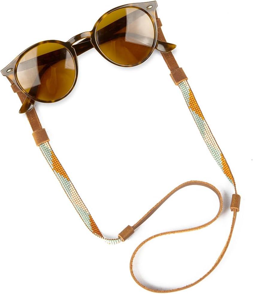 Beaded Glasses Strap - Handmade Multi-Colored Beaded Sunglasses Strap - Cute & Sturdy Eye Glasses Holders Around Neck