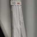 LazBlinds Cordless 1" Vinyl Mini Blinds for Indoor Windows - Light Filtering Horizontal Window Blinds & Shades, 34" W x 64" H, White