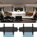 Veharvim Sun Visor Extender for Car (Polarized, UV400, PC Lens, 2 Side Sunshade), Car Visor Extender Sun Blocker, Visor Extender Attachment, AntiGlare Sun Visor Accessory for Safe Driving (2 Pack)