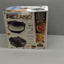 PIEZANO Crispy Crust Pizza Oven by Granitestone  12 Inch Electric Pizza Oven Indoor Countertop Maker with Ceramic Stone Heats up to 800F for Stone Baked Pizzeria Style at Home As Seen on TV Products