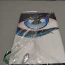 Women Eyes Makeup Blue Car Windshield Sun Shade Foldable UV Ray Sun Visor Protector Sunshade to Keep Your Vehicle Cool (55" x 27.6") (Multi Pattern 30)