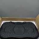 Vibration Plate Exercise Machine, Lymphatic Drainage Machine for Weight Loss, Lymphatic Drainage & Muscle Recovery, Multiple Speeds with Bluetooth & Remote, Max User Weight 330lbs (Pure Black)