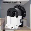 Washer Machine Drain Pump by SupHomie - Compatible with LG WM3488HW WM2016CW WM2050CW WM2101HW WM2301HR WM2301HW WM2487HWM WM2487HRM WM3670HVA WM3670HWA WM3997HWA WM8000HWA