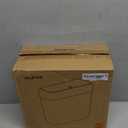 JOYBOS Bathroom Trash Can with Lid, 3 Gallon Small Garbage Can with Press Top Lid, 10L Dogproof Slim Plastic Narrow Trash Bin for Toilet, Office, Bedroom, Living Room, Grey