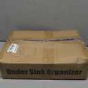 Kitstorack Under Sink Organizer, 2 Tier Under the Sink Storage, Slide out Pull out Cabinet Organizer Shelf, Metal Sliding Drawer for Kitchen Bathroom Pantry Closet Organization Rack, White, 1 Pack